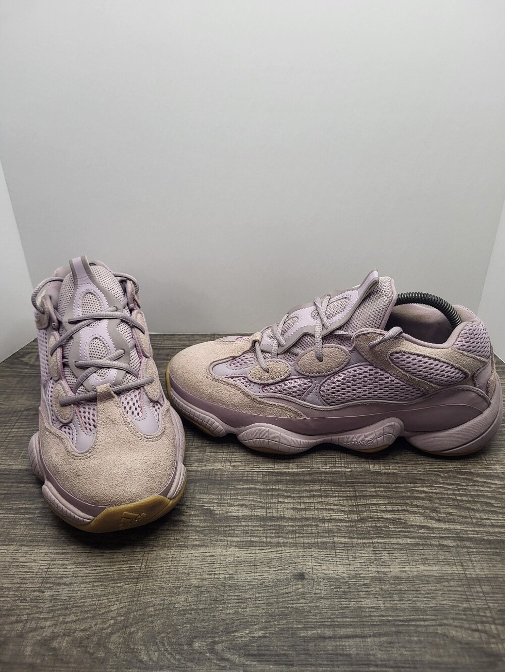 adidas Yeezy 500 Soft Vision Lace Up Light Purple Men's sz 9 Sneakers Walking